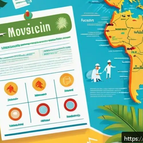 Home 30 피지에서 조심해야 할 질병 - A detailed and vibrant travel health infographic scene depicting a traveler at a tropical Fijian res...